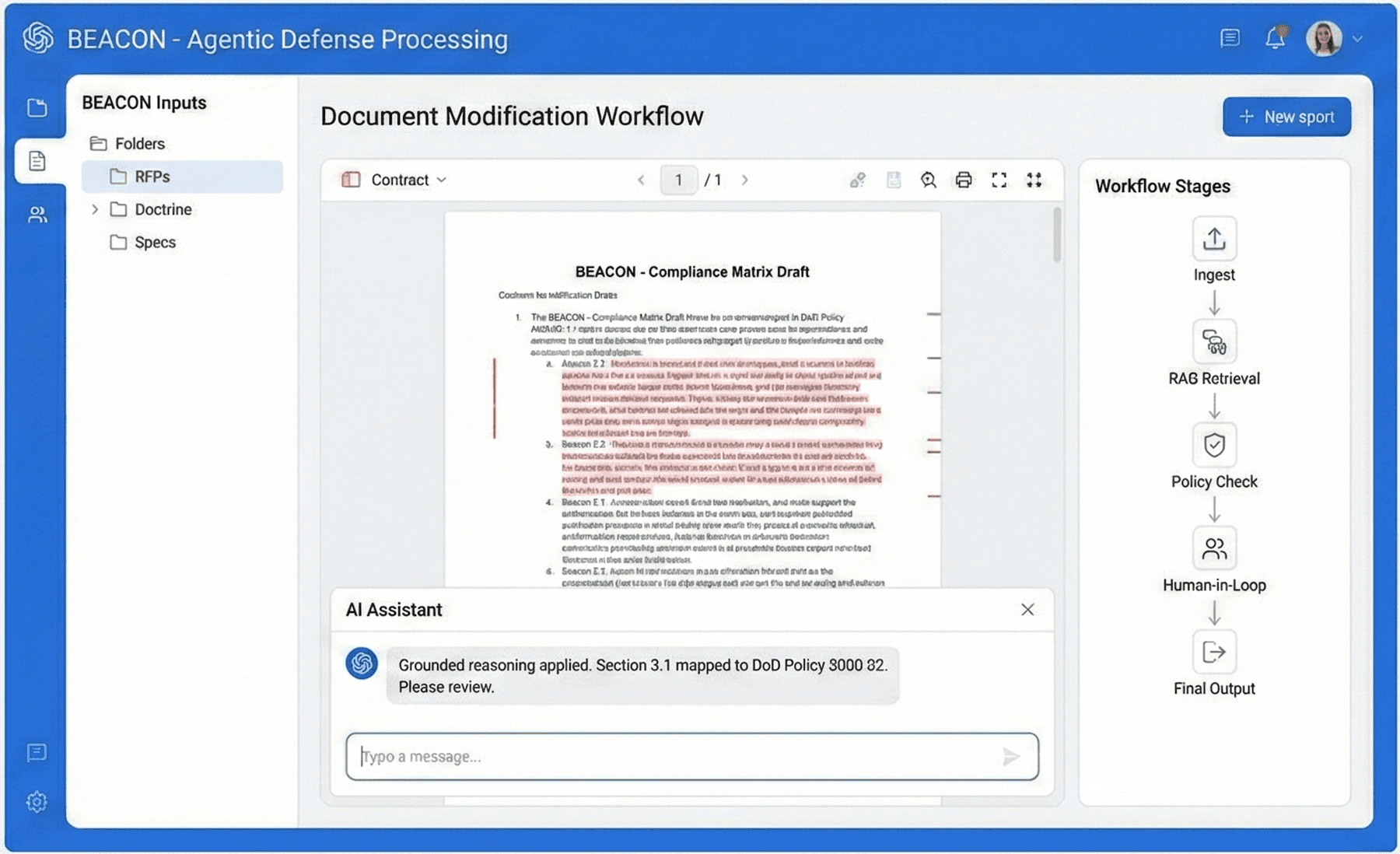 Beacon platform interface preview